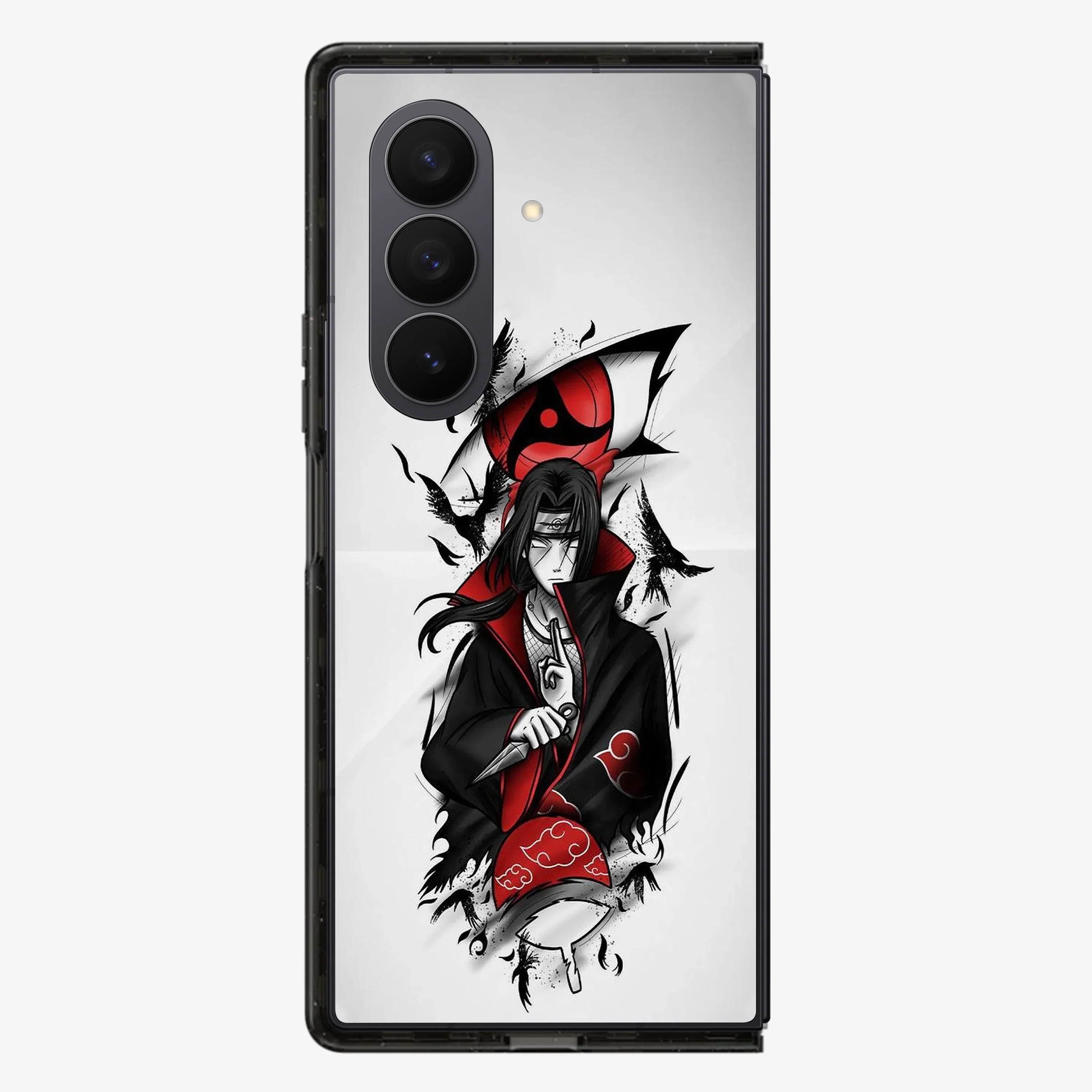 Itachi Sharingan Phone Samsung Z Fold Phone Case - Image 2