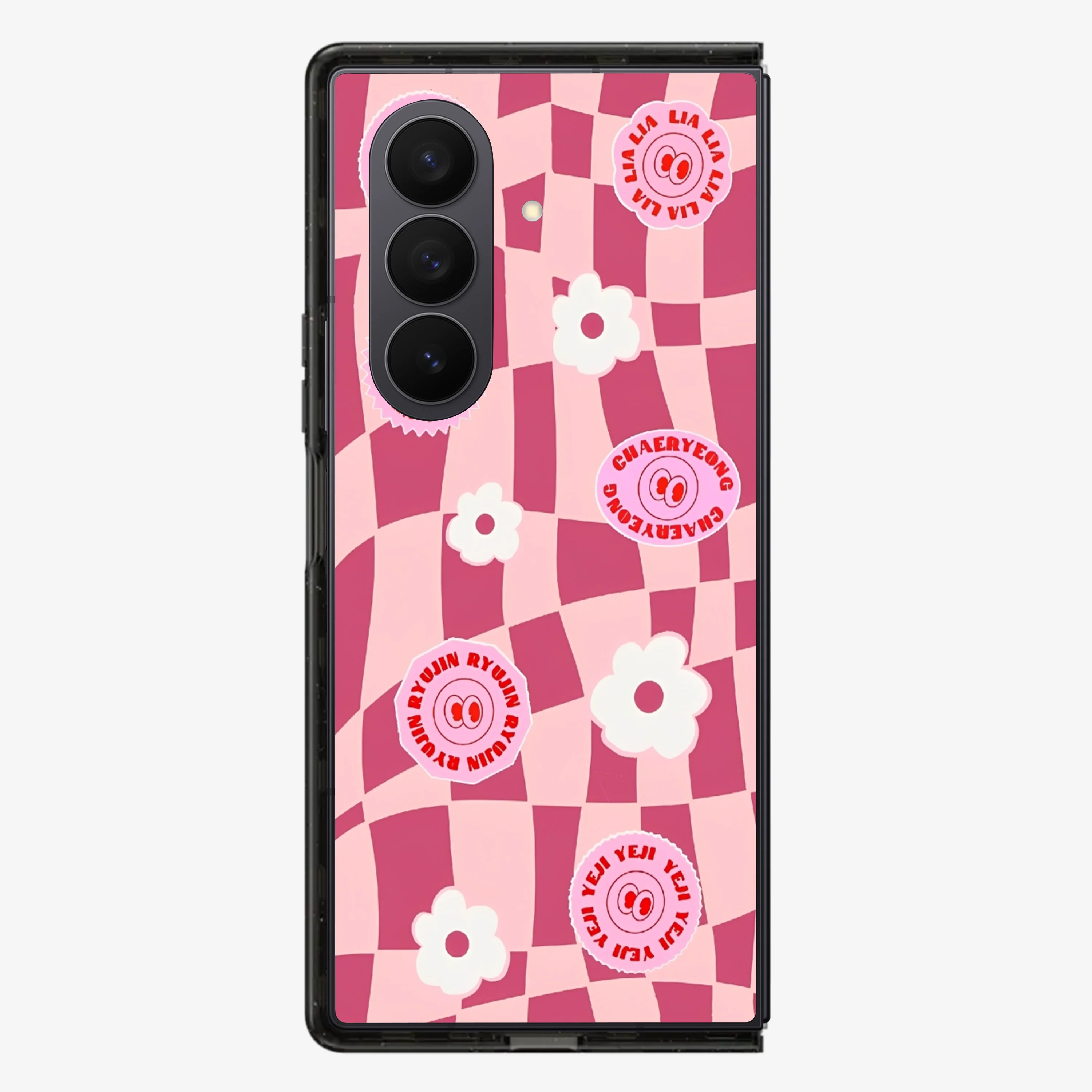 ITZY Pink Samsung Z Fold Phone Case - Image 2