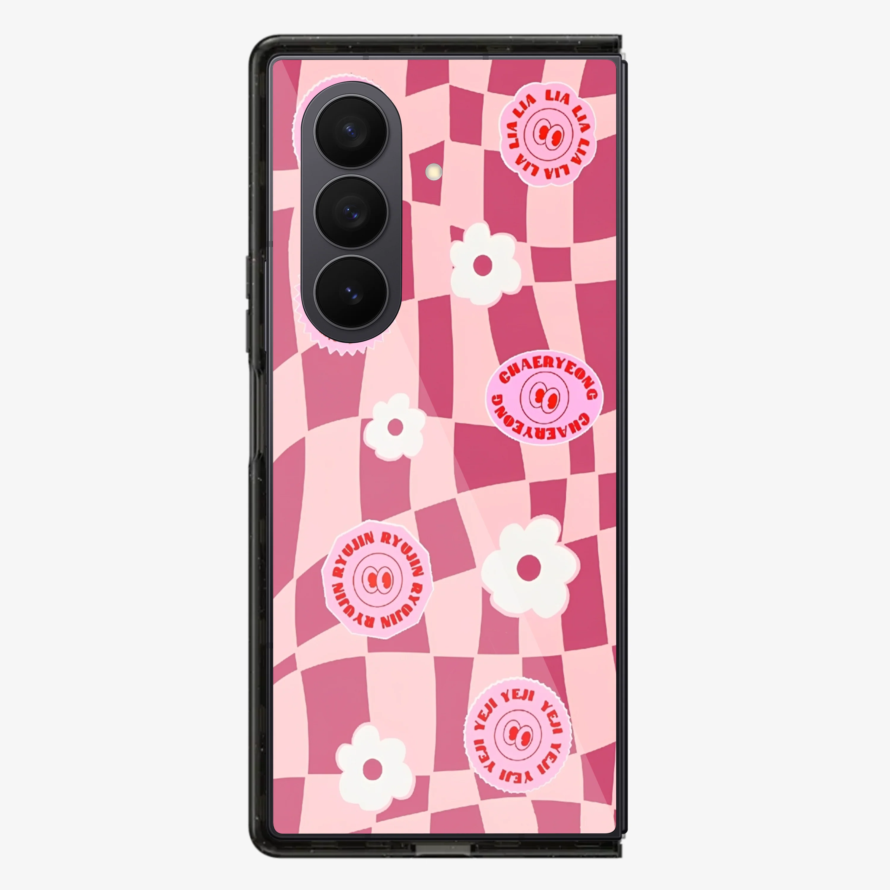 ITZY Pink Samsung Z Fold Phone Case - Image 3