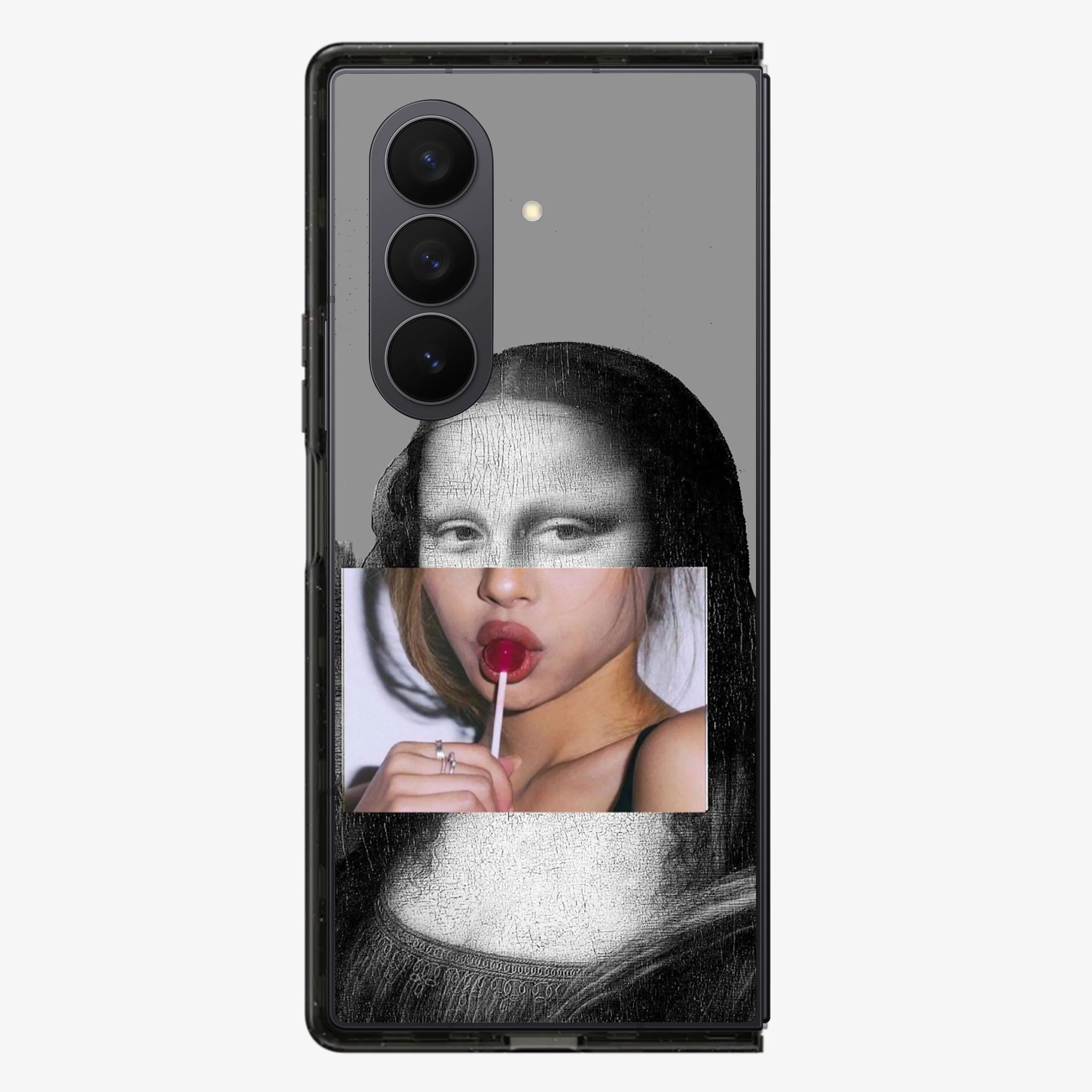 La Mona Lisa Samsung Z Fold Phone Case - Image 2