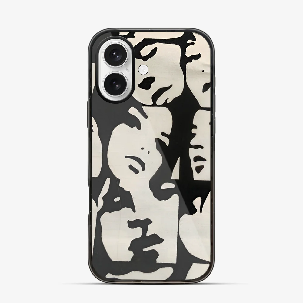 Lady Faces iPhone 16 Case - Image 5