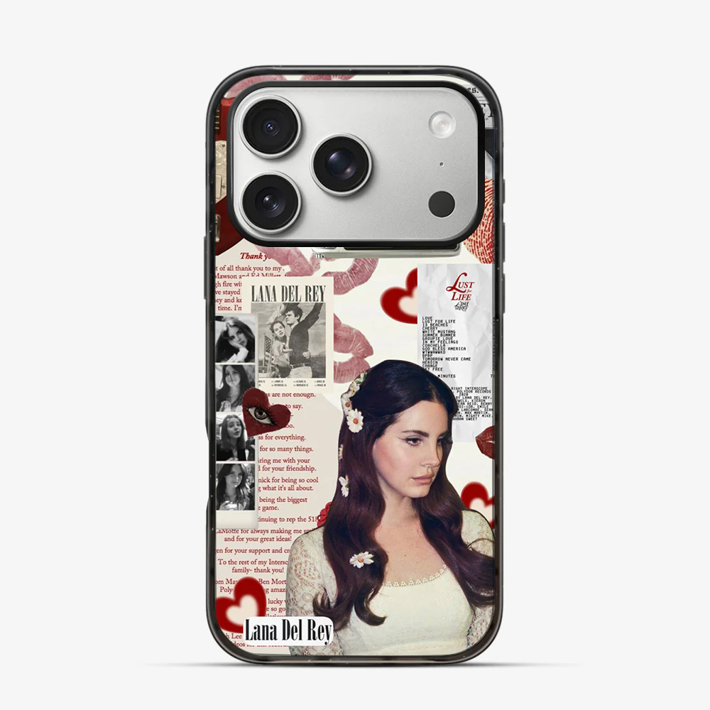 Lana Del Rey Sticker iPhone 17 Pro Max Case - Image 3