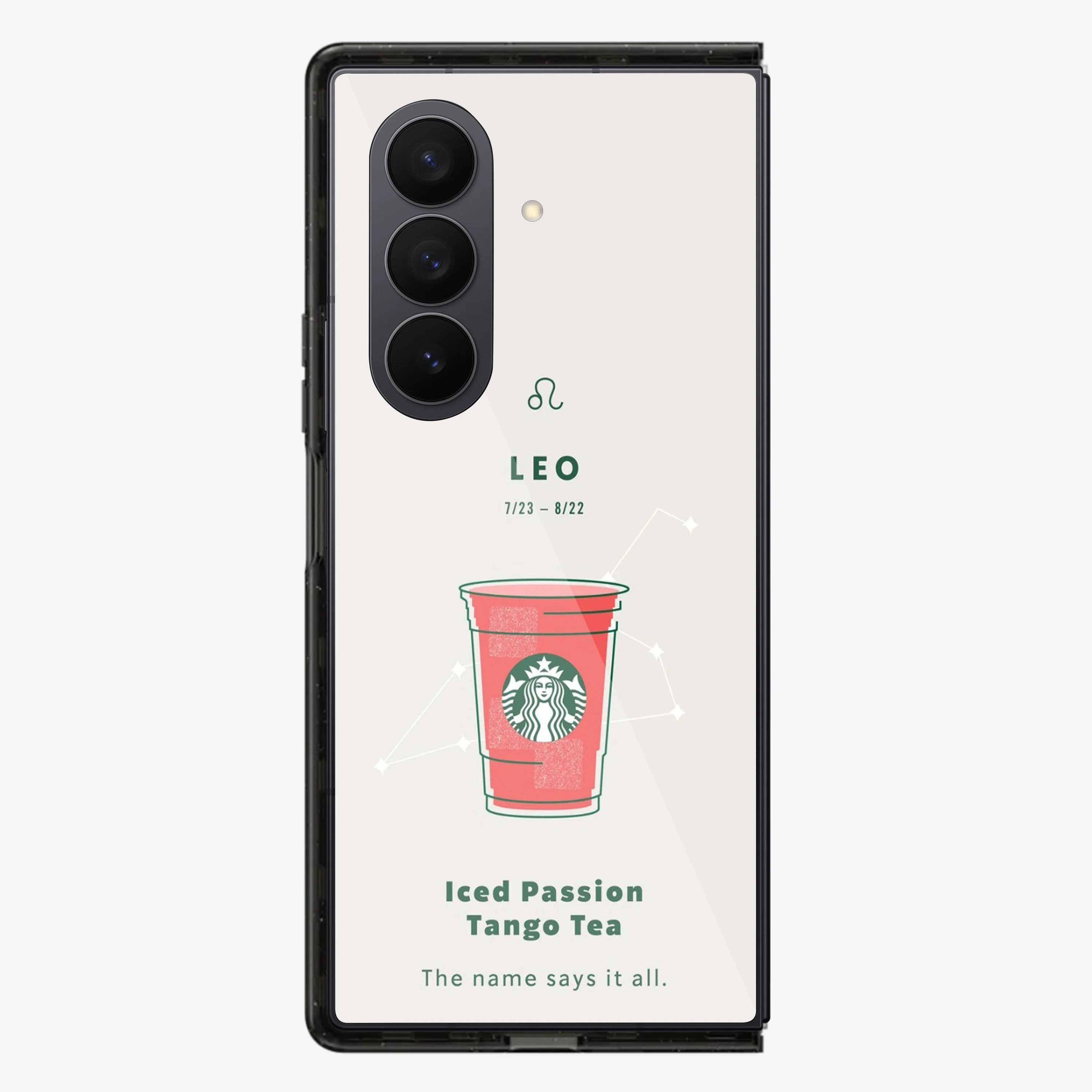 Leo | Starbucks Samsung Z Fold Phone Case - Image 3