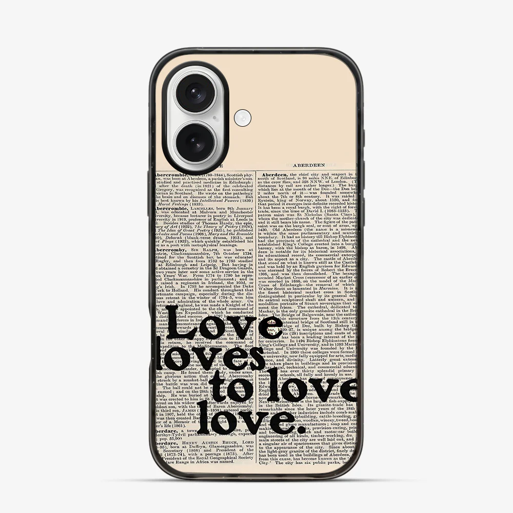 Love Loves to Love iPhone 17 Case - Image 3