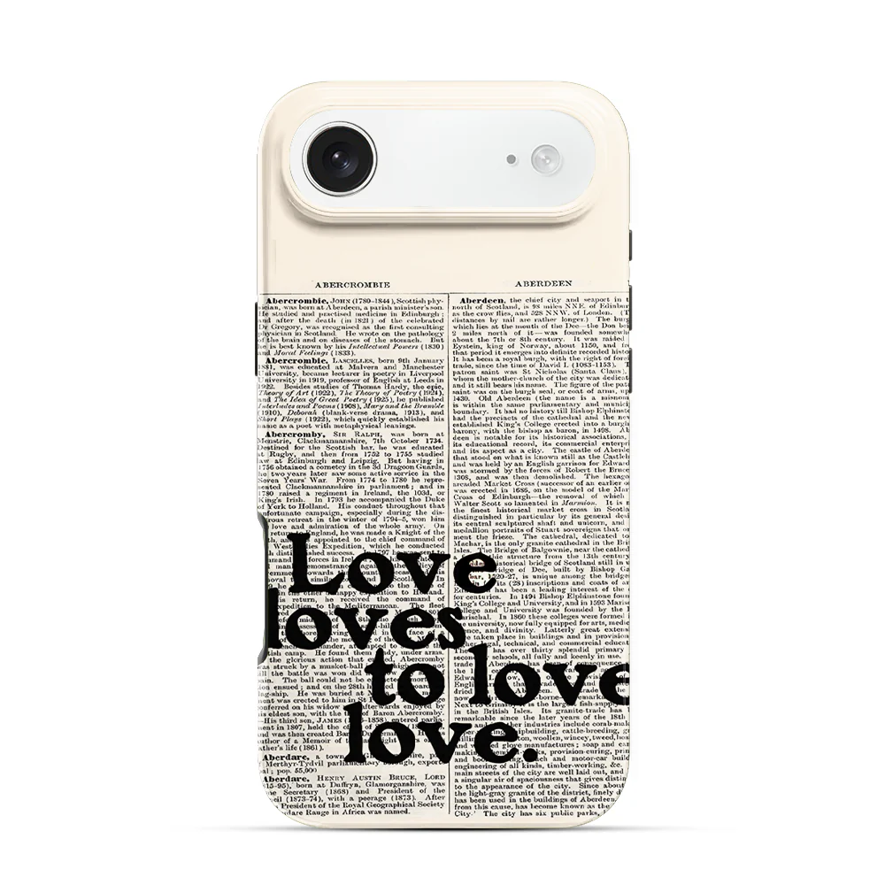 Love Loves to Love iPhone Air Case