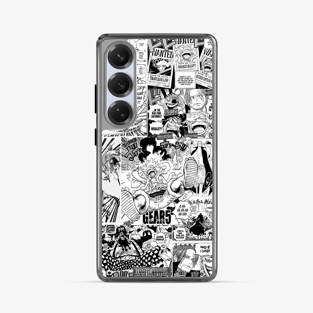 Luffy Newspaper Anime Samsung Phone Case - Image 5