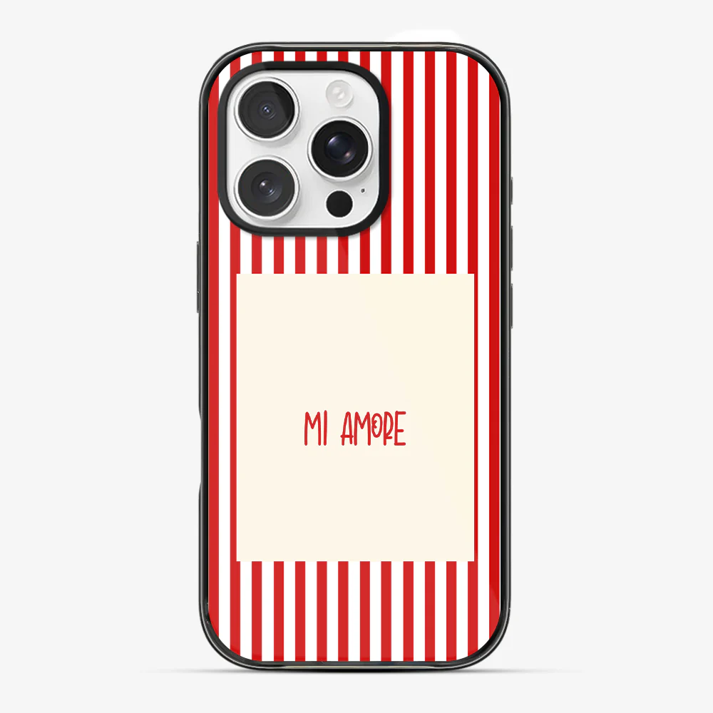 Mi Amore Red Phone Case - Image 3