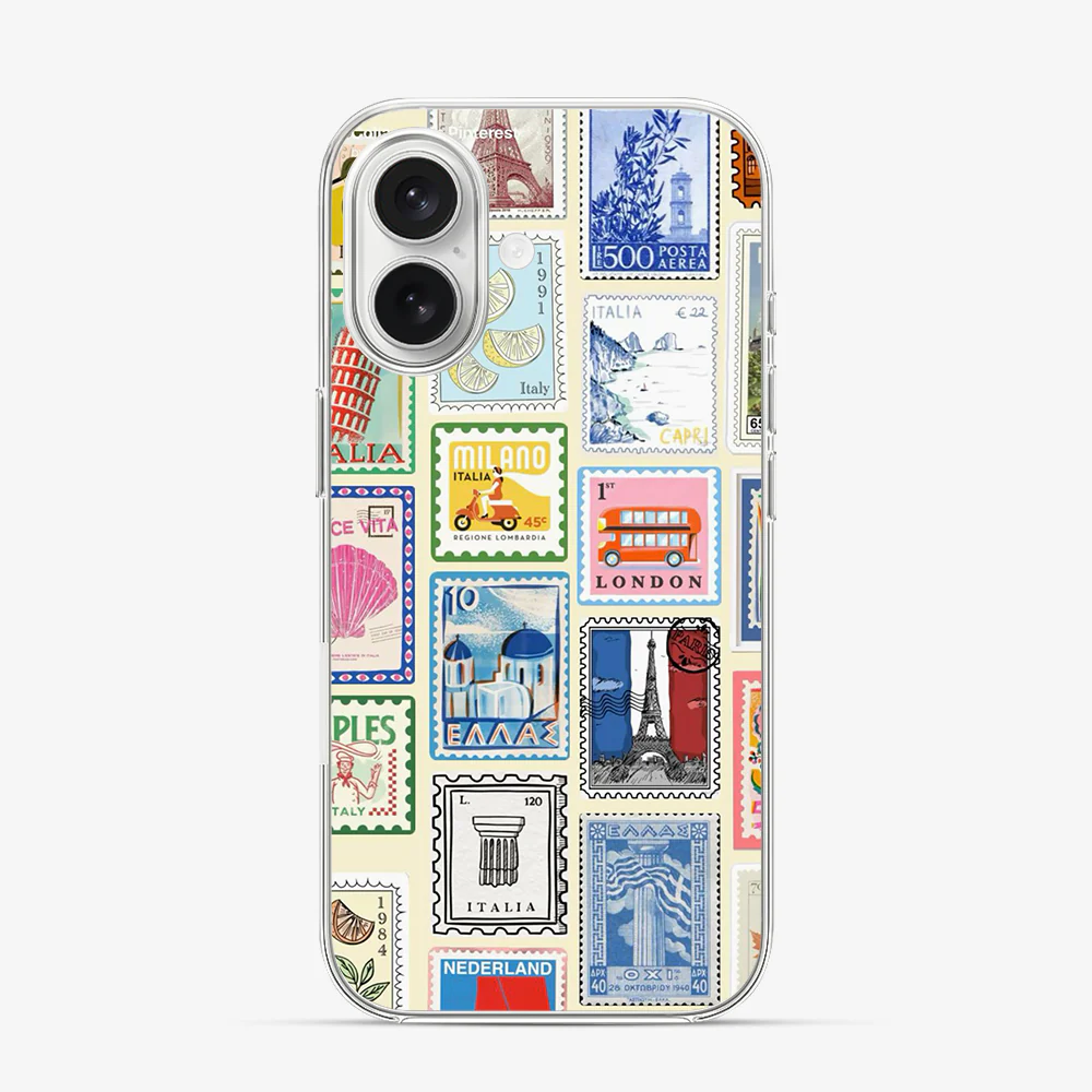 Multiple Stamps iPhone 17 Case - Image 2