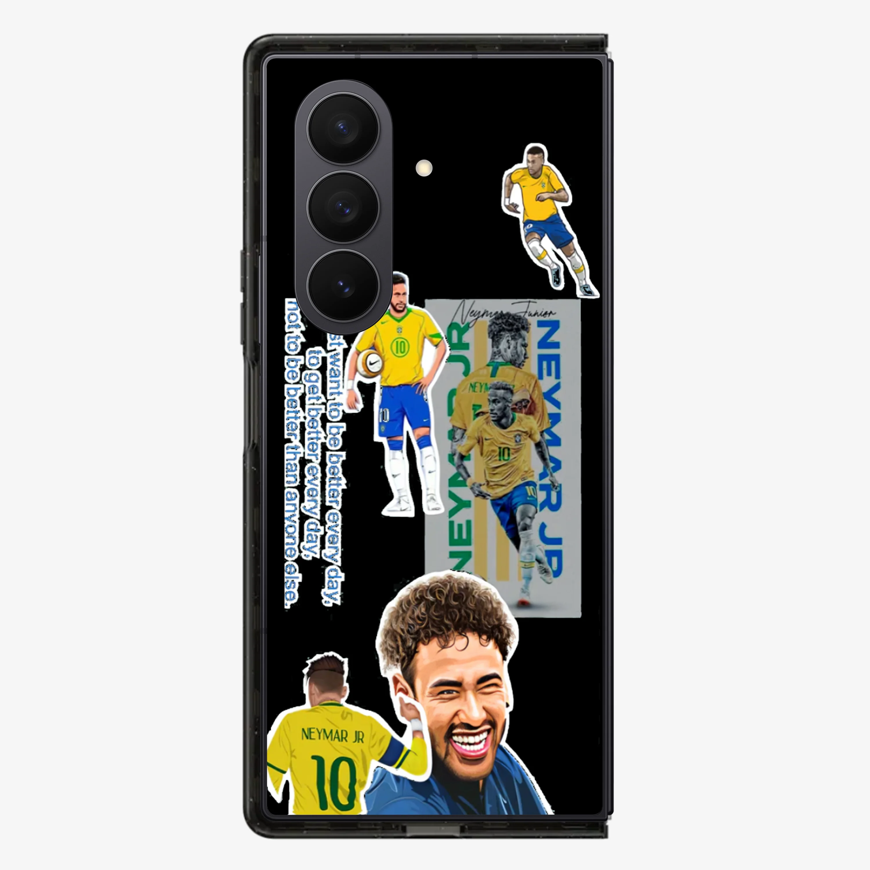 Neymar Sticker Samsung Z Fold Phone Case - Image 2
