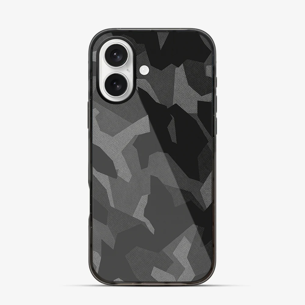 Night Black Camouflage iPhone 16 Case - Image 5