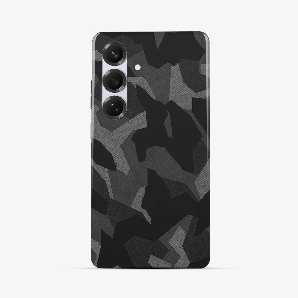 Night Black Camouflage Samsung Phone Case - Image 4