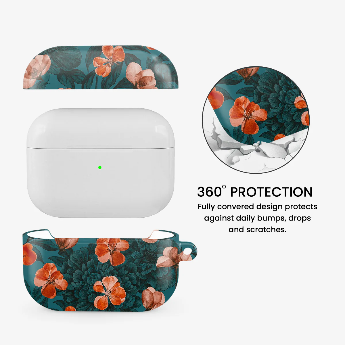 No Rain No Flower Airpods Case - Image 2