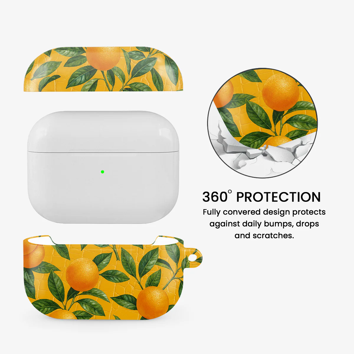 Orange Lemonade Airpods Case - Image 2