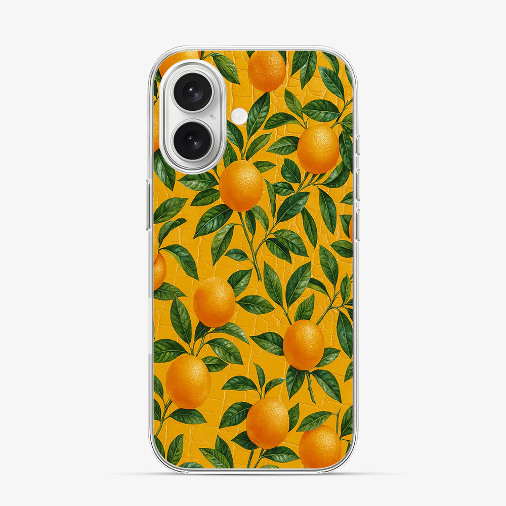 Orange Lemonade iPhone 16 Case - Image 2