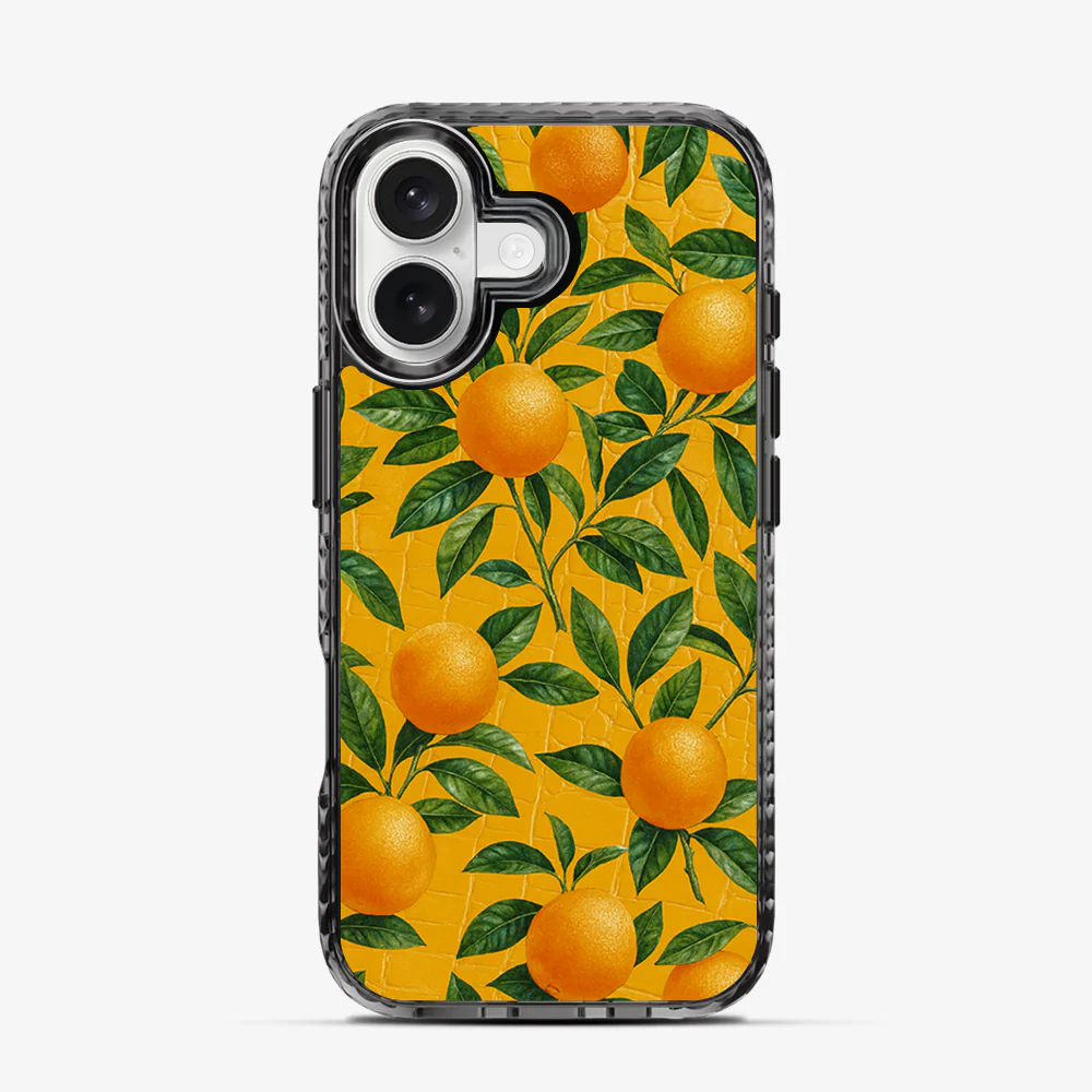 Orange Lemonade iPhone 16 Case - Image 4