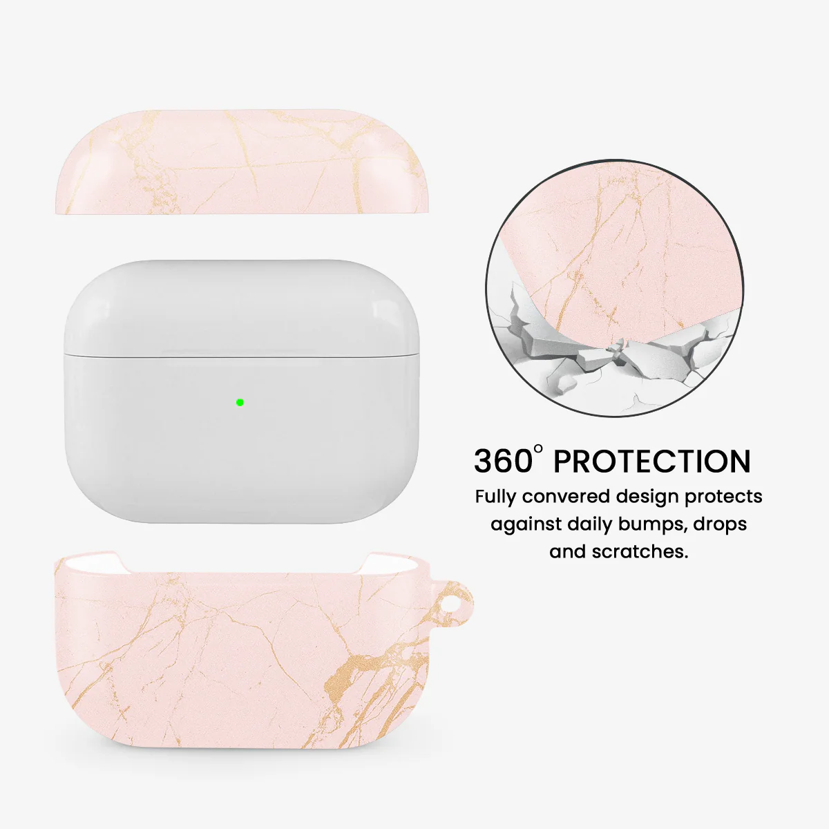 Peachy Gold Airpods Case - Image 2