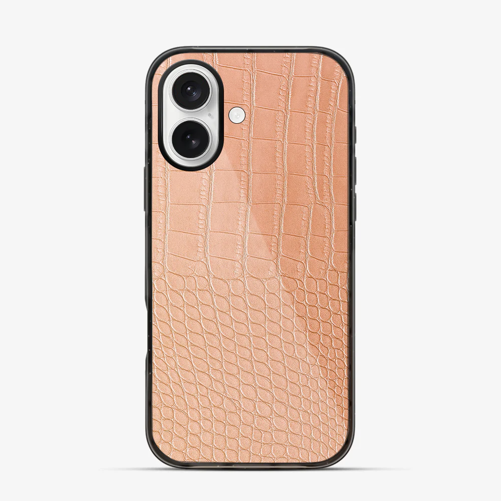 Pink Croco iPhone 16 Case - Image 5