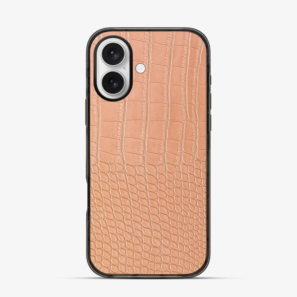 Pink Croco iPhone 17 Case - Image 3