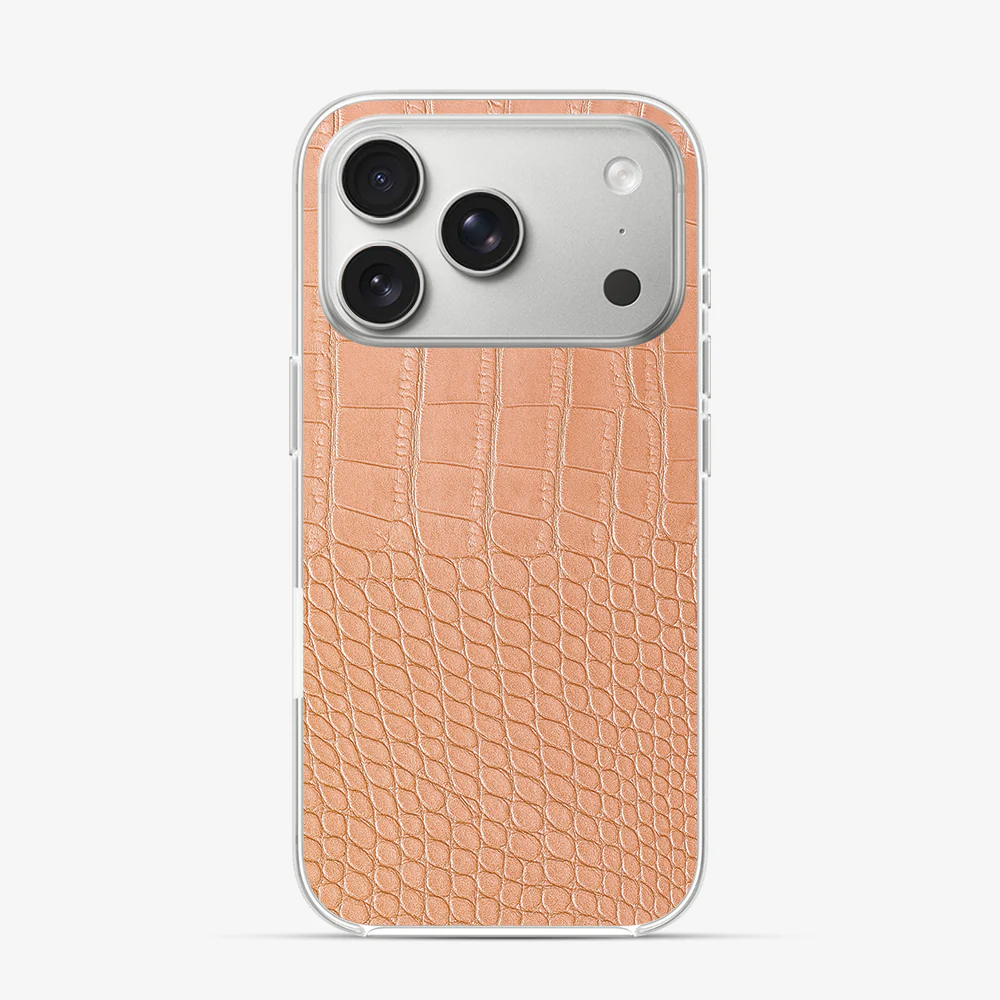 Pink Croco iPhone 17 Pro Max Case - Image 2