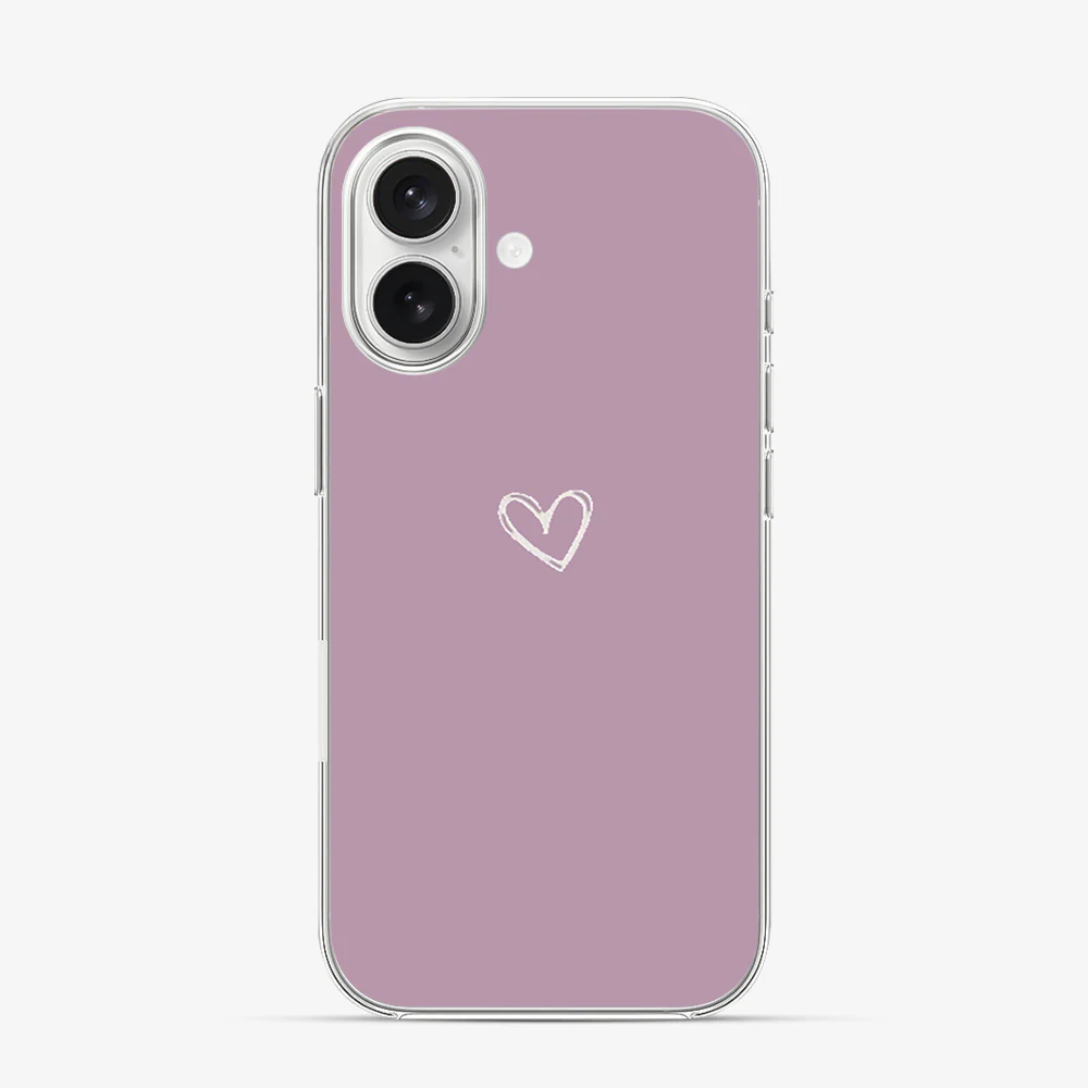 Pink Heart iPhone 16 Case - Image 2