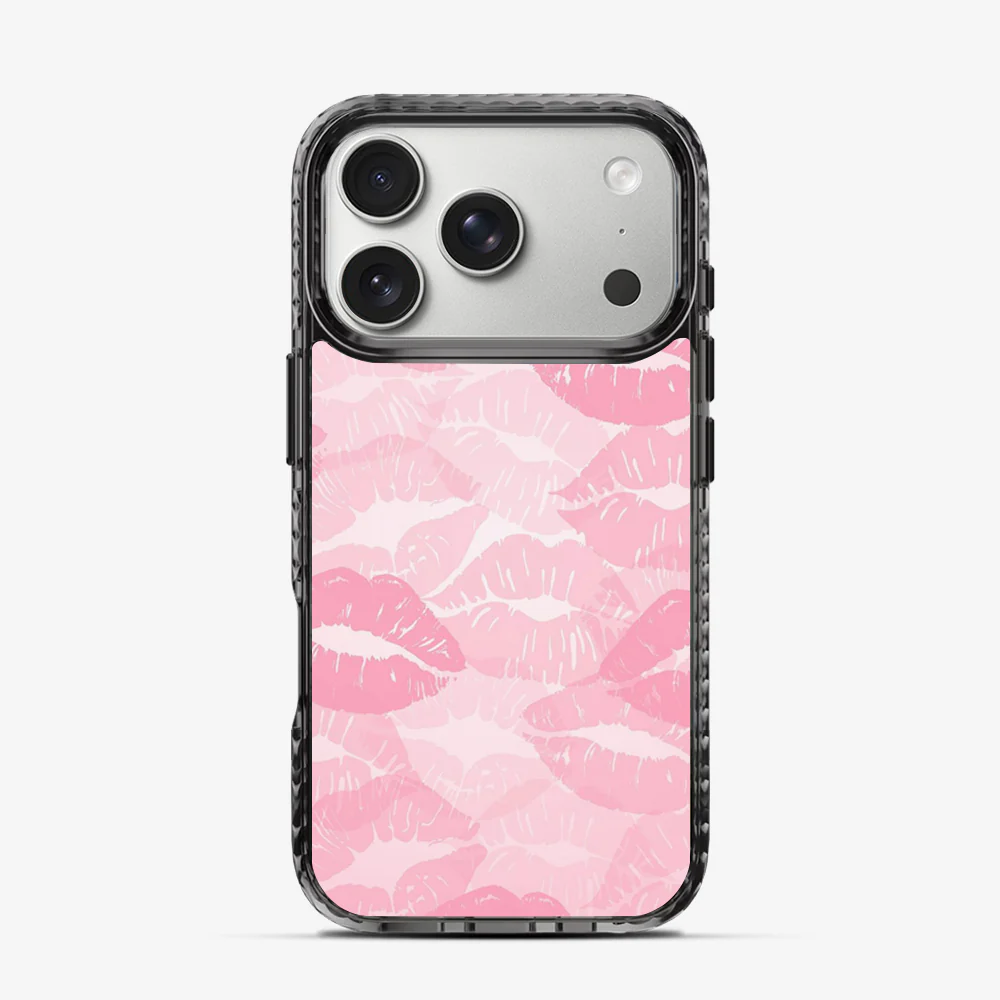 Pink Lips Pattern | Two iPhone 17 Pro Case - Image 4