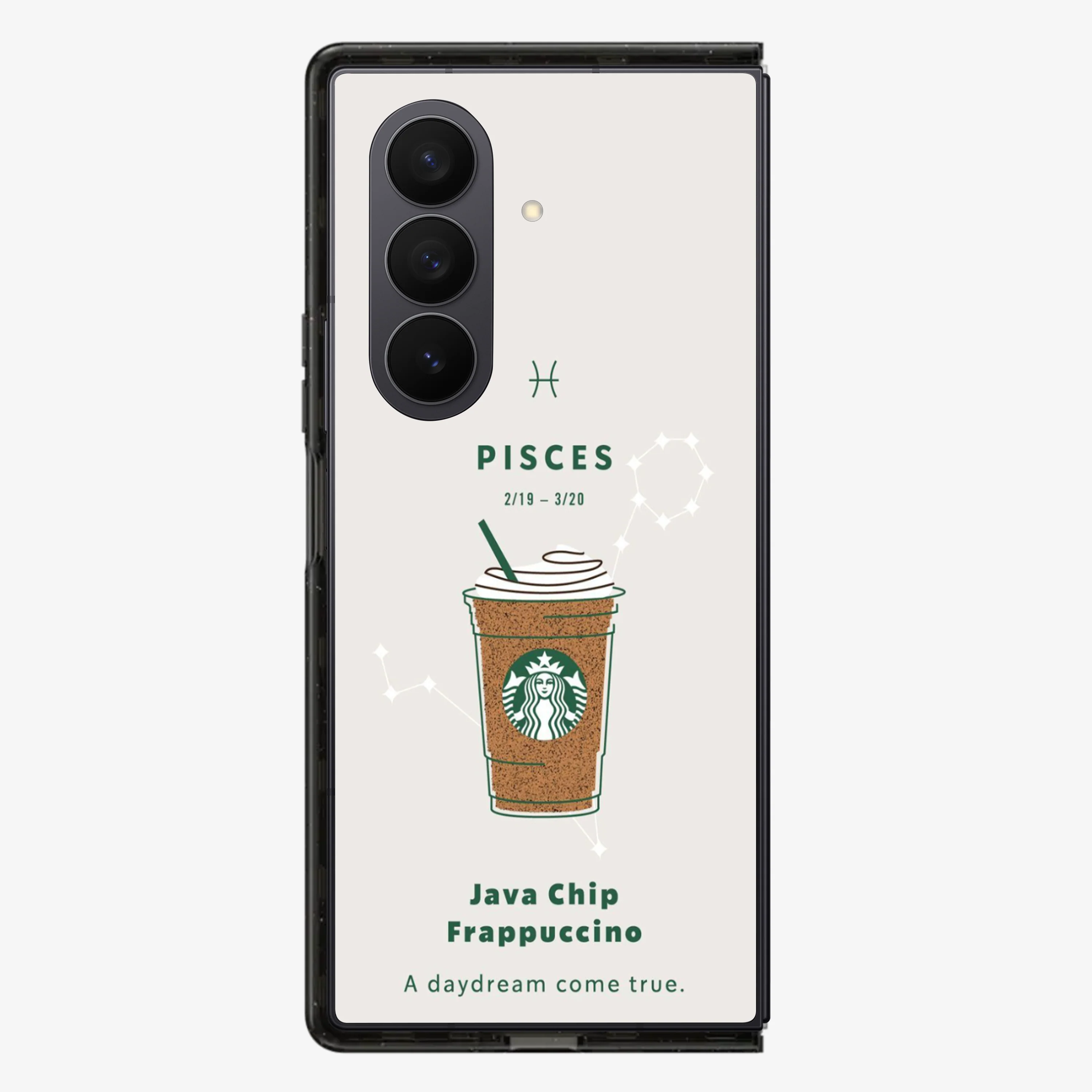 Pisces | Starbucks Samsung Z Fold Phone Case - Image 2