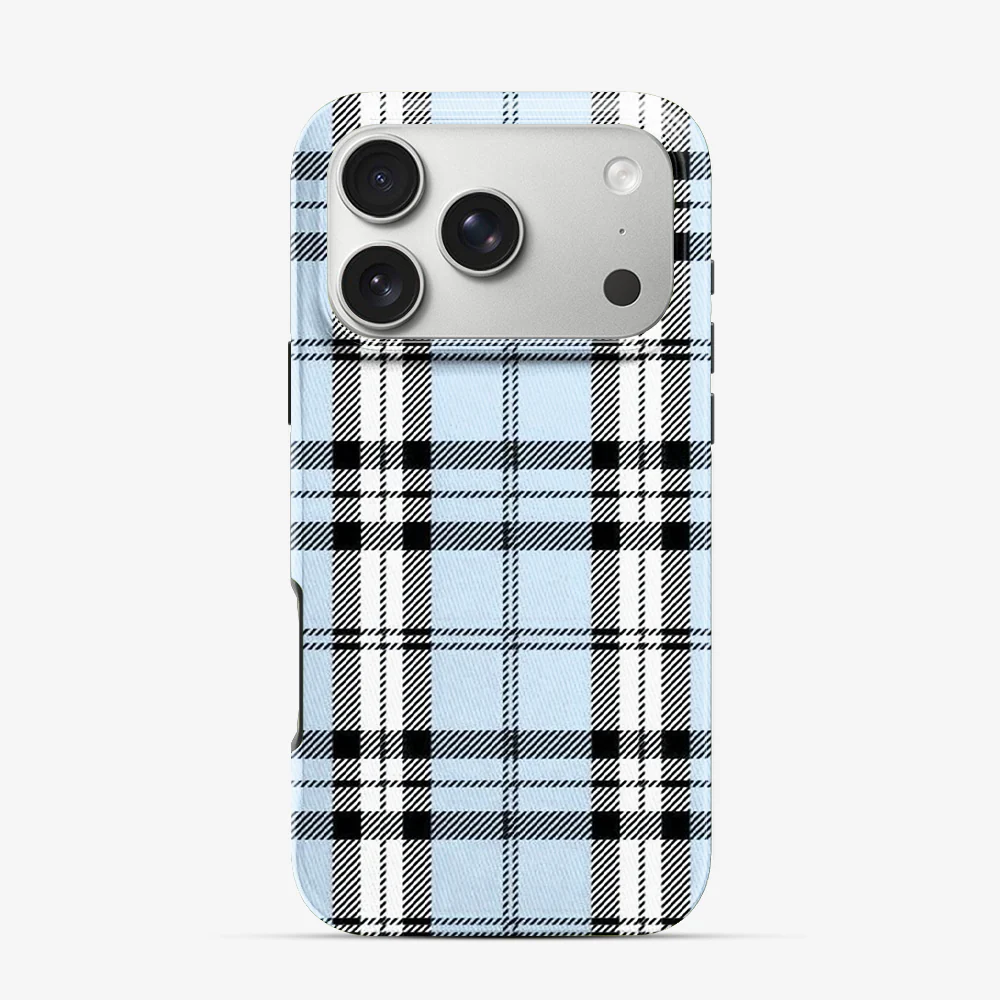 Plaid | Blue iPhone 17 Pro Case