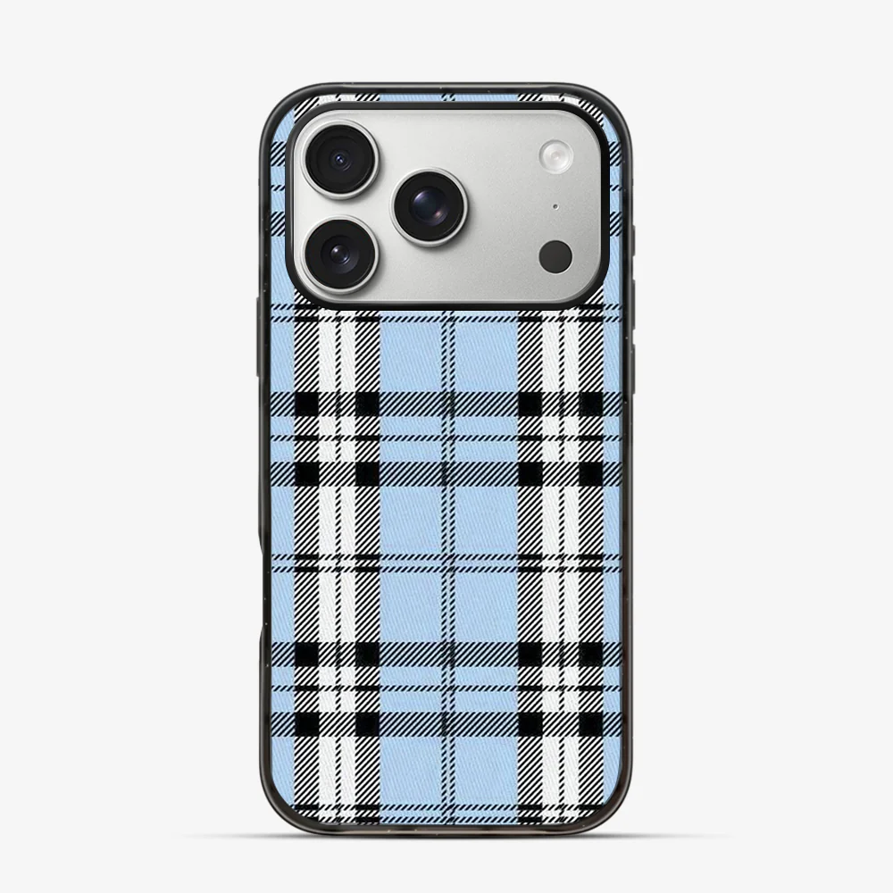 Plaid | Blue iPhone 17 Pro Max Case - Image 3