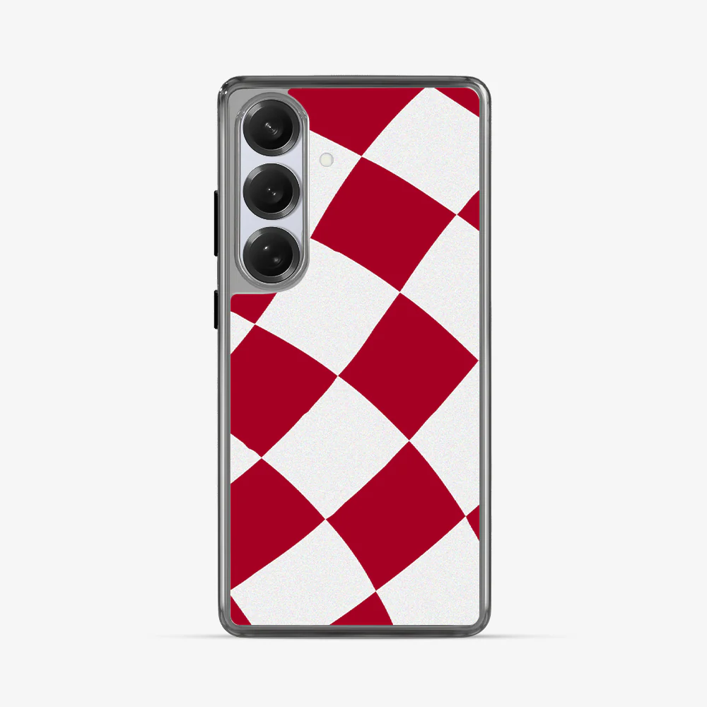 Red & White Checkered Samsung Phone Case - Image 5