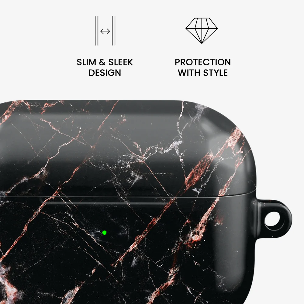 Rose Gold Marble Airpods Case - Image 4