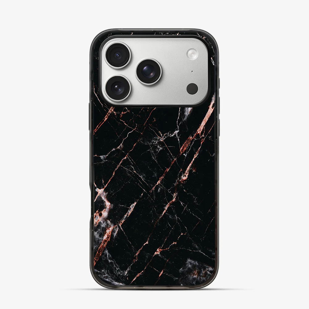 Rose Gold Marble iPhone 17 Pro Case - Image 3