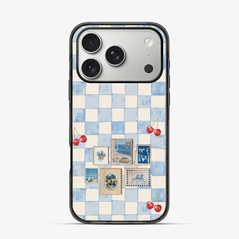 Sea Side Checker iPhone 17 Pro Max Case - Image 3