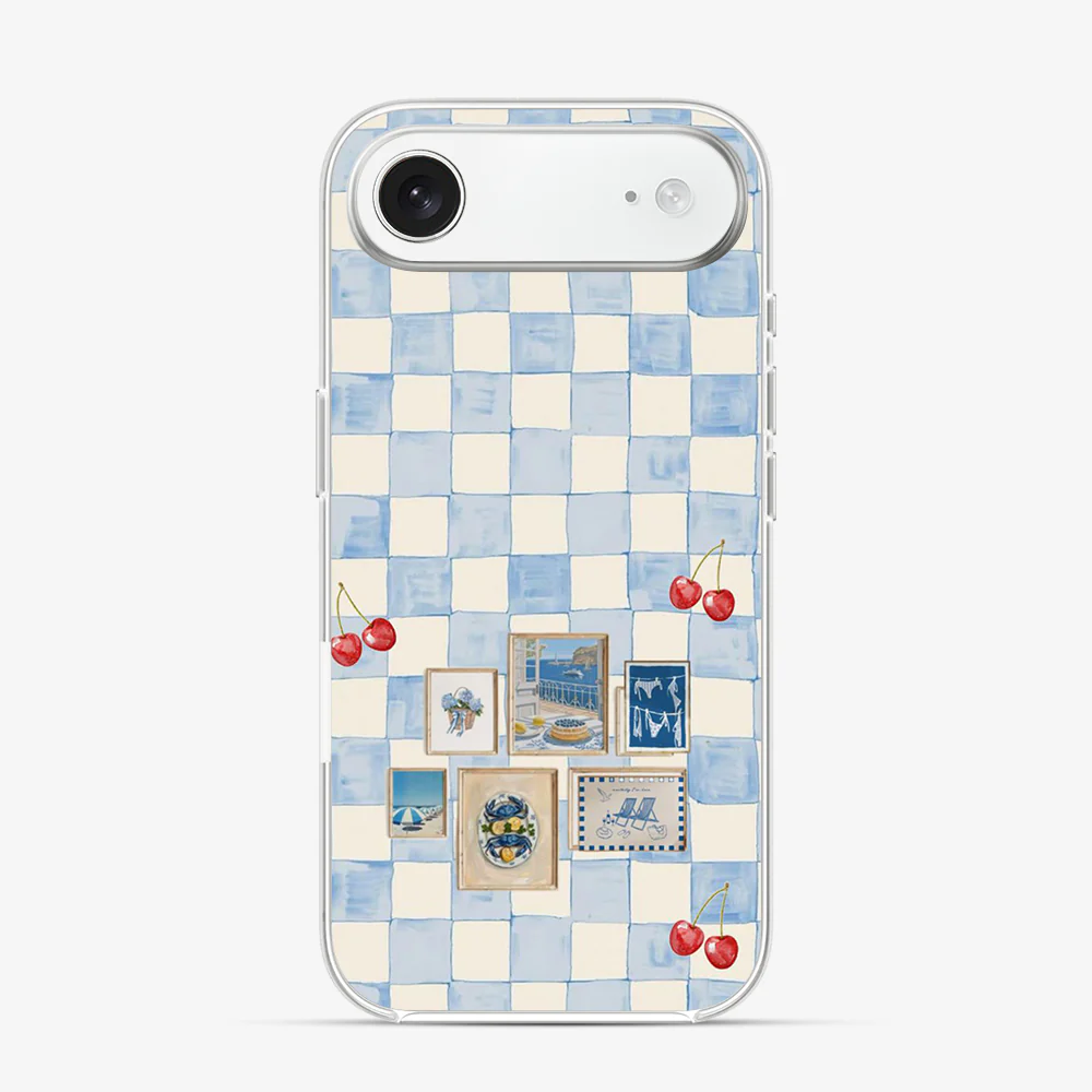 Sea Side Checker iPhone Air Case - Image 2