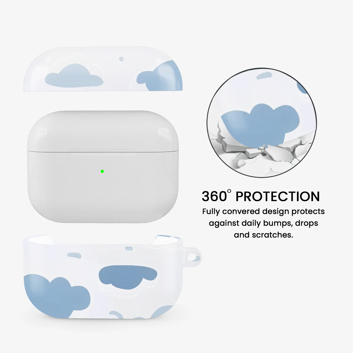 Shadow Clouds Airpods Case - Image 2