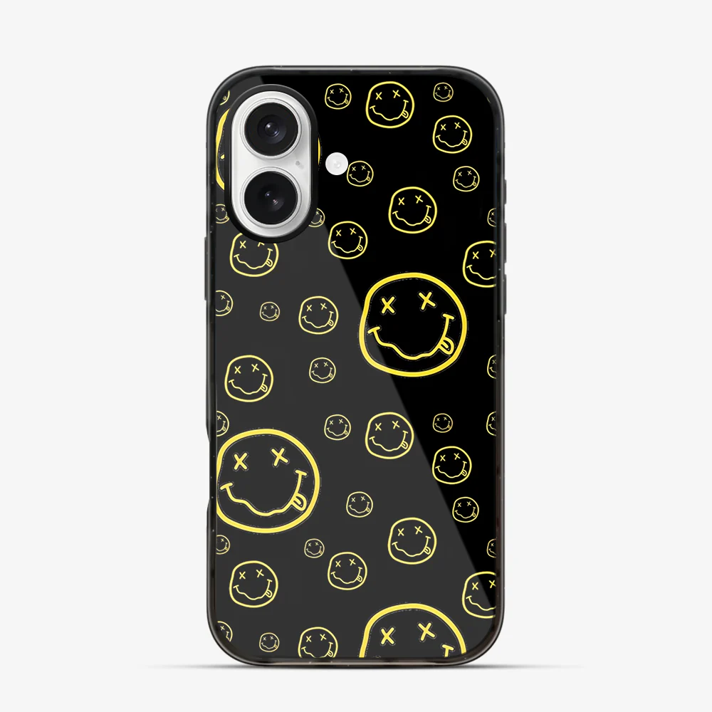 Smiley Black iPhone 17 Case - Image 5