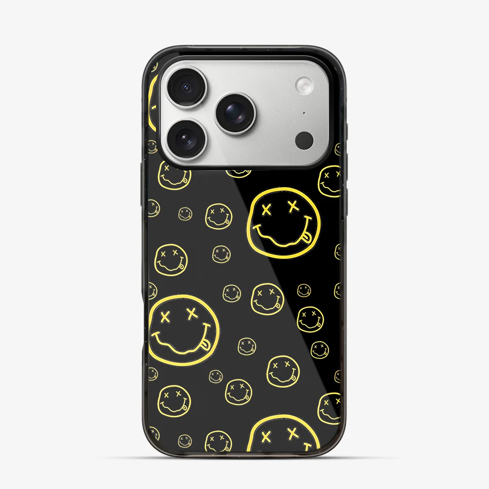 Smiley Black iPhone 17 Pro Max Case - Image 5