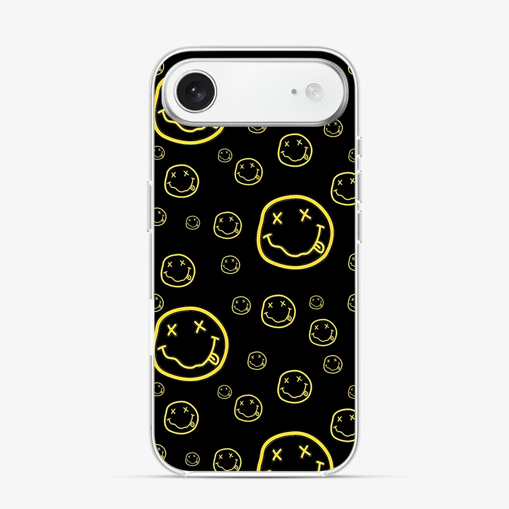 Smiley Black iPhone Air Case - Image 2