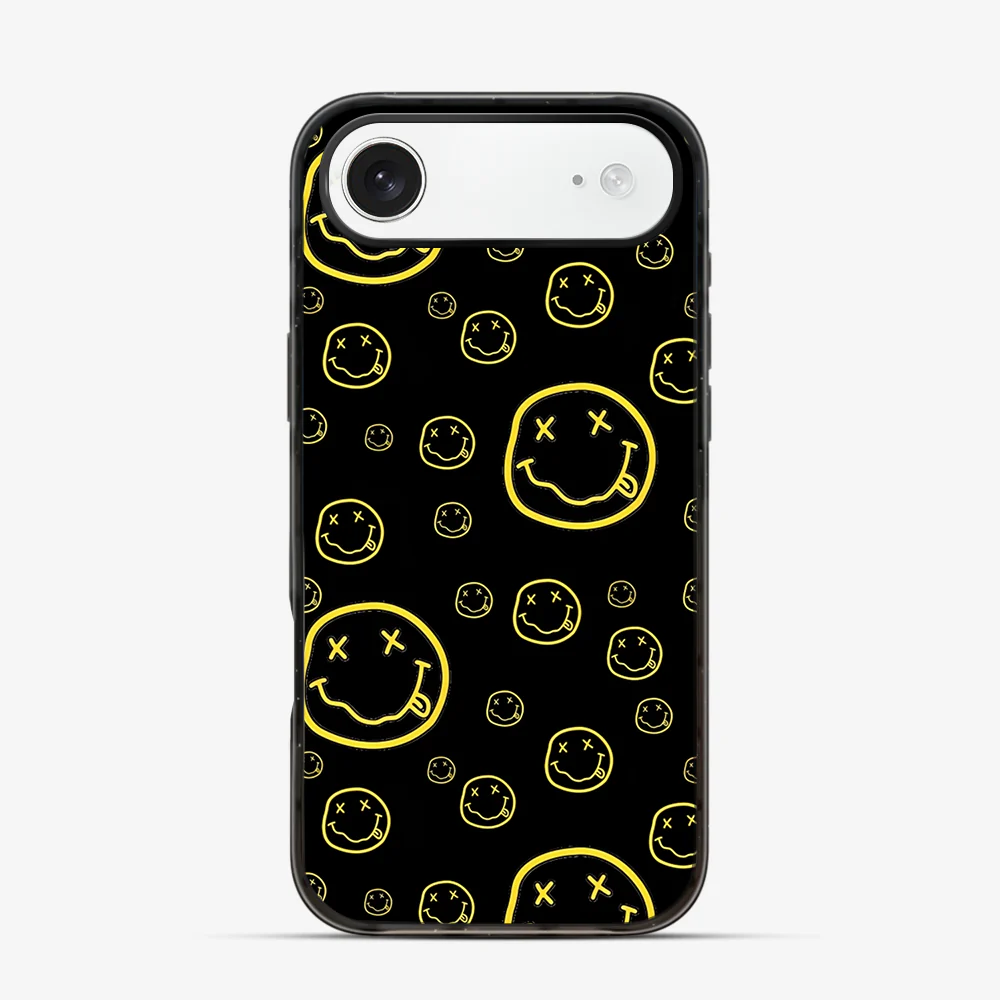 Smiley Black iPhone Air Case - Image 3