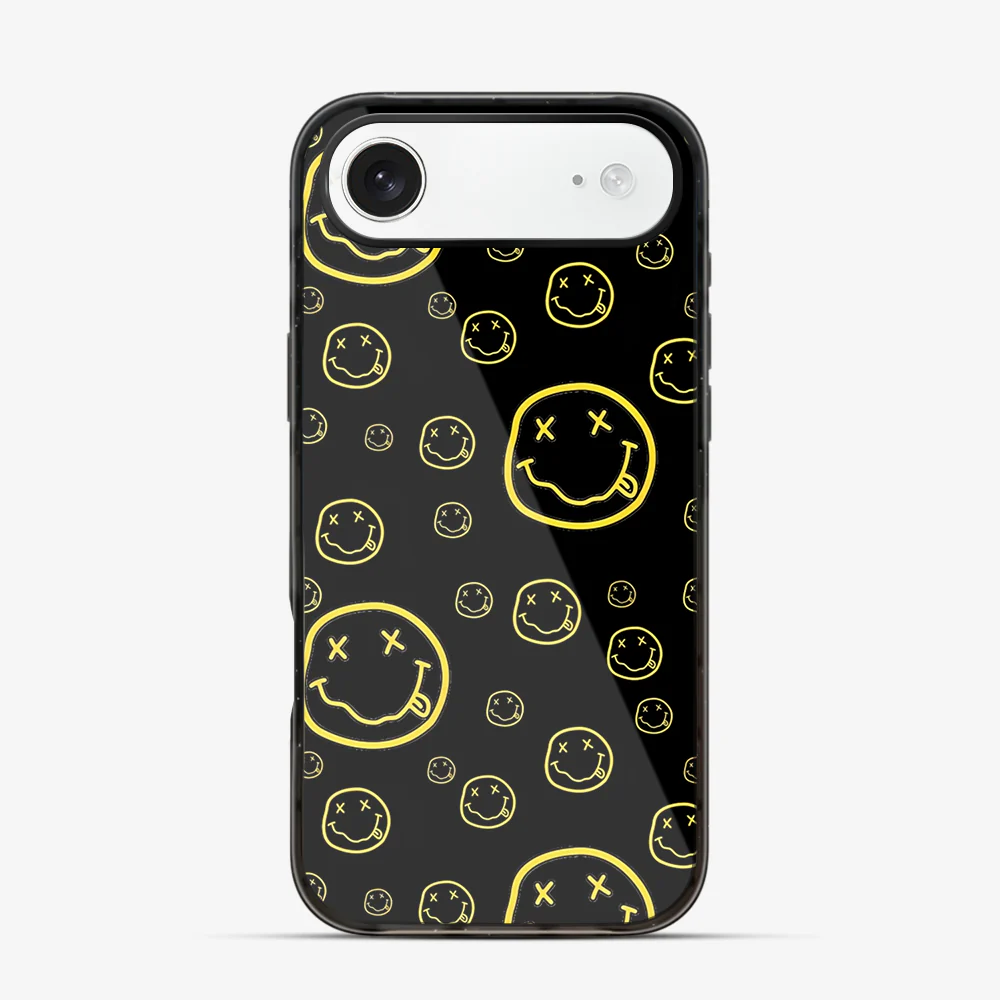 Smiley Black iPhone Air Case - Image 5