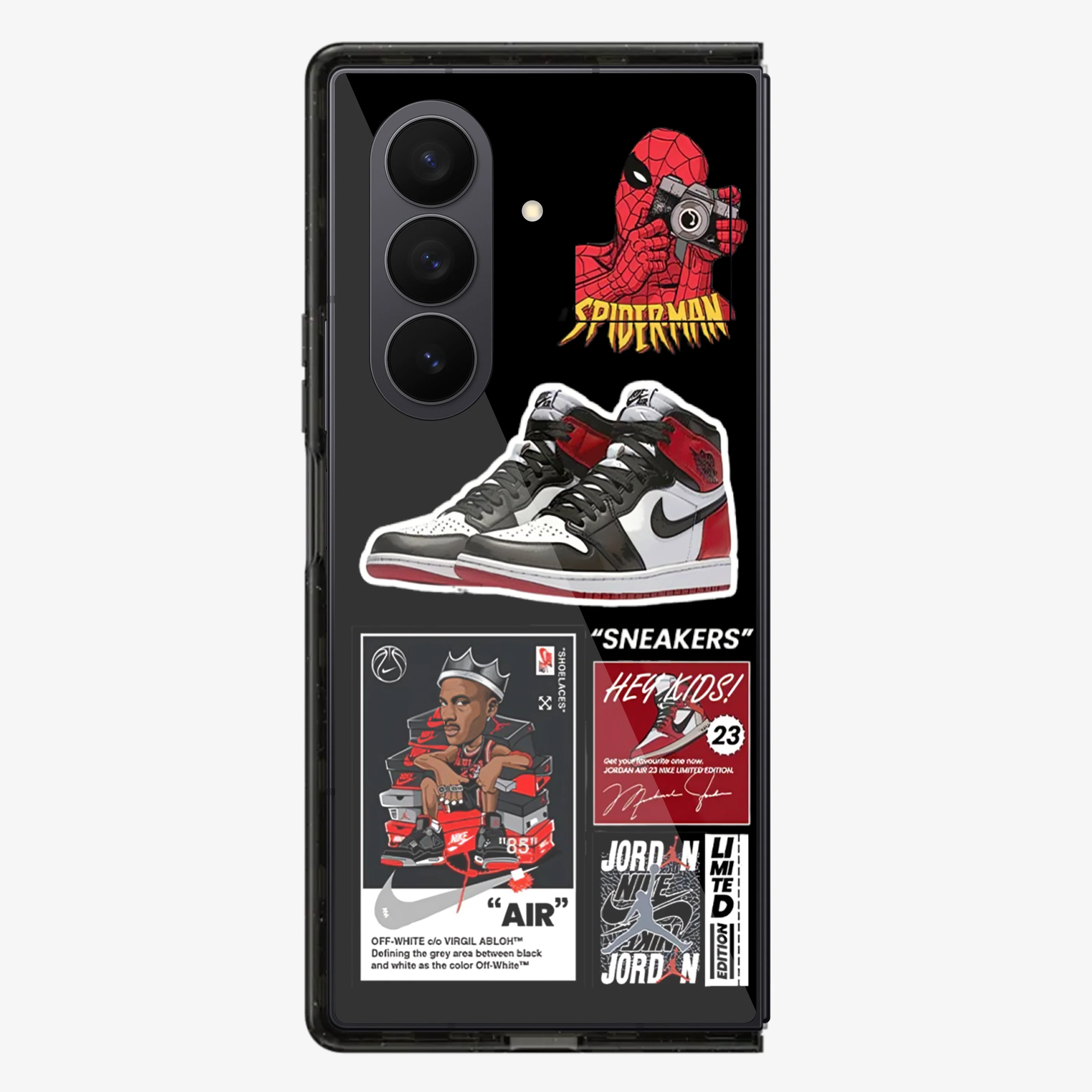 Sneaker Head Samsung Z Fold Phone Case - Image 3
