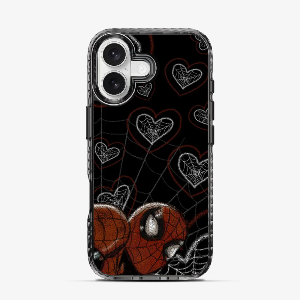 Spiderman Web-Heart iPhone 17 Case - Image 4