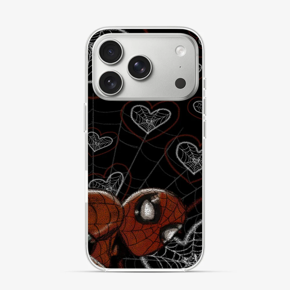 Spiderman Web-Heart iPhone 17 Pro Case - Image 2