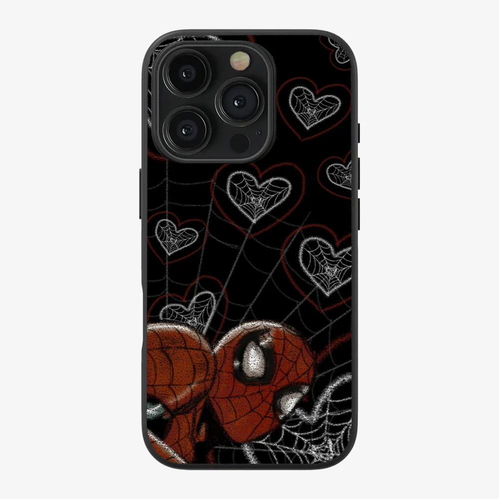 Spiderman Web-Heart Phone Case