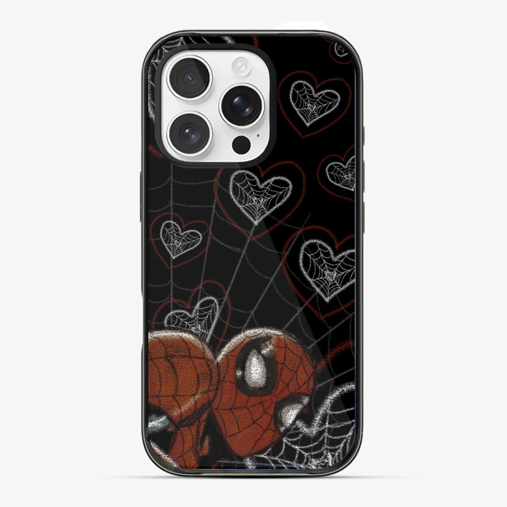 Spiderman Web-Heart Phone Case - Image 4