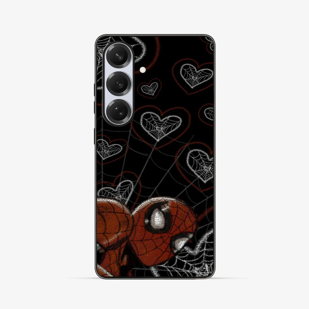 Spiderman Web-Heart Samsung Phone Case