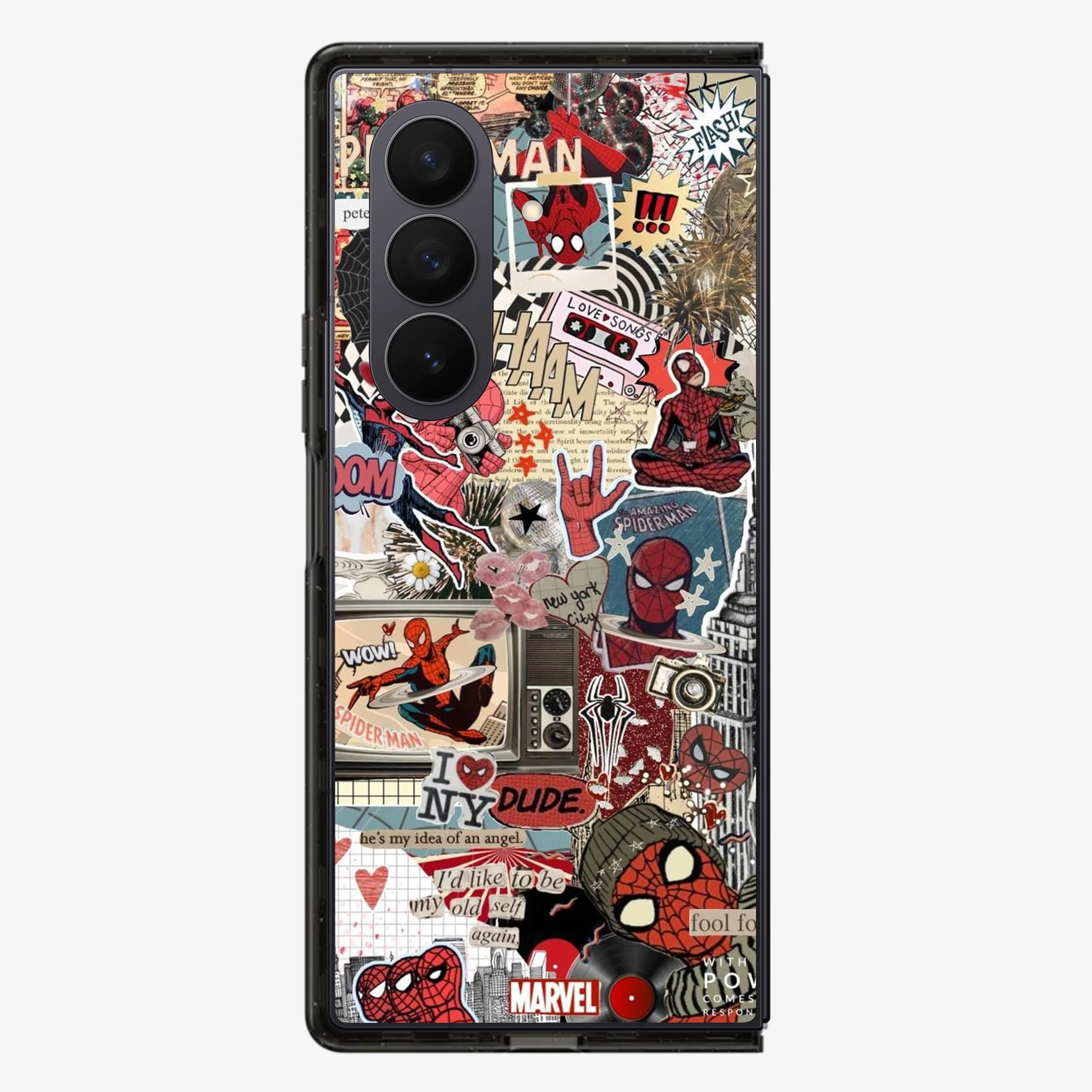 Spiderman X New York | TwoSamsung Z Fold Phone Case - Image 2