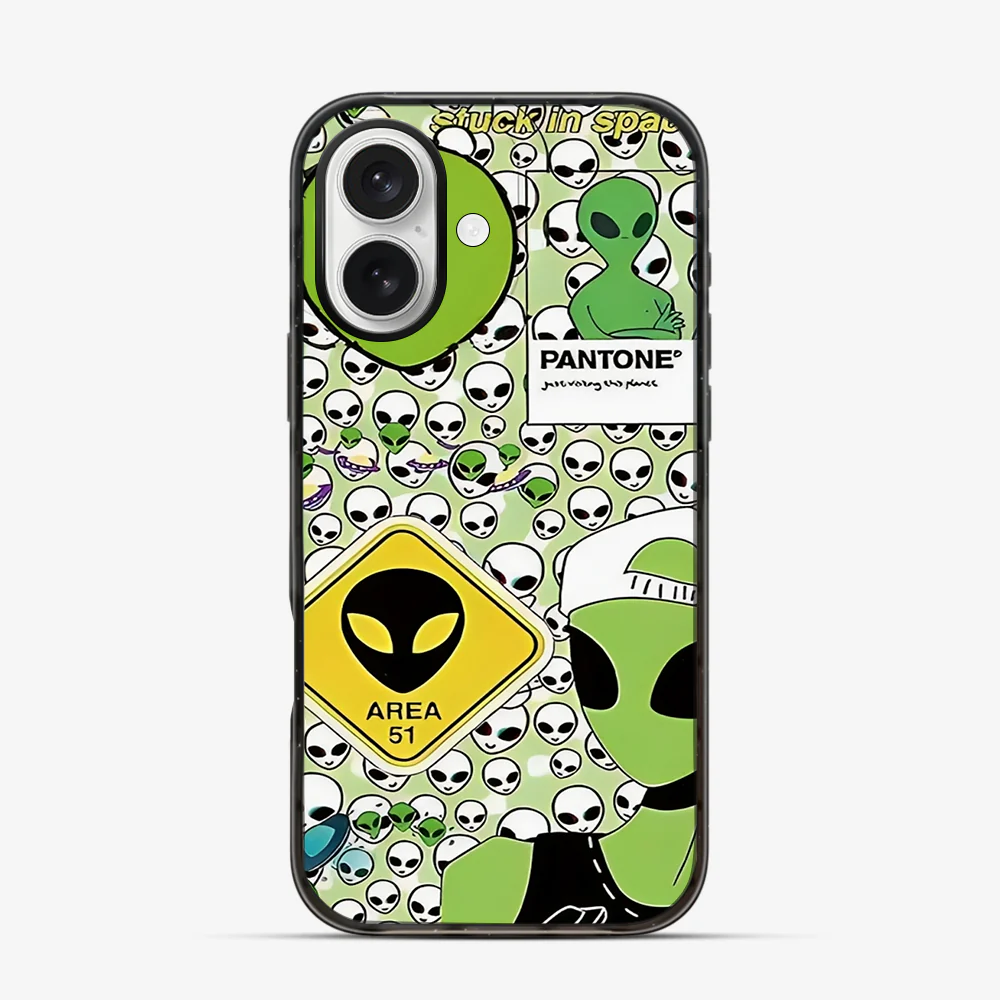 Stuck In Space iPhone 16 Case - Image 3