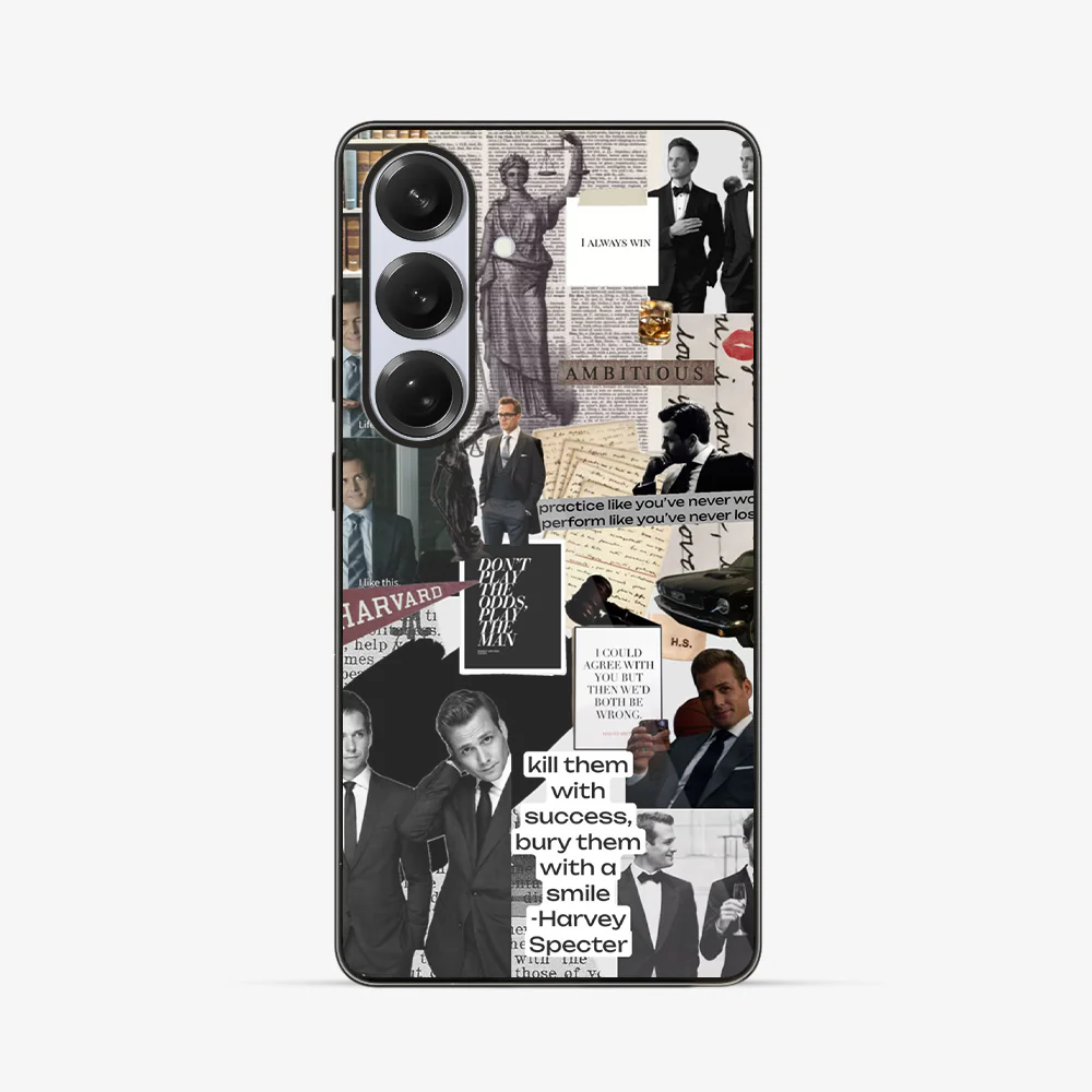 Suits Play The Man Samsung Phone Case - Image 3