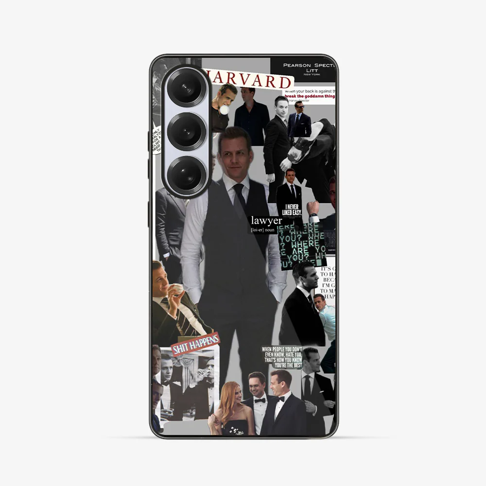Suits Shit Happen Samsung Phone Case - Image 3