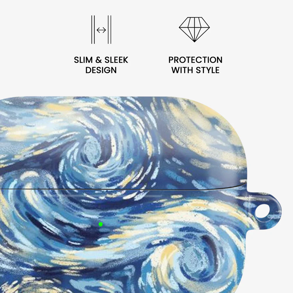 The Starry Night | Van Gogh Airpods Case - Image 4